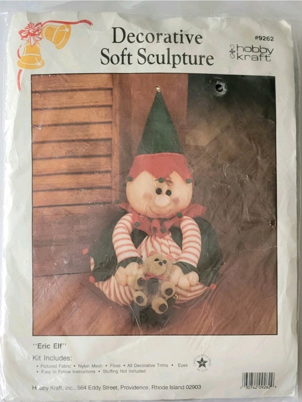 HOBBY KRAFT "ERIC ELF" DECORATIVE SOFT SCULPTURE KIT *NEW*